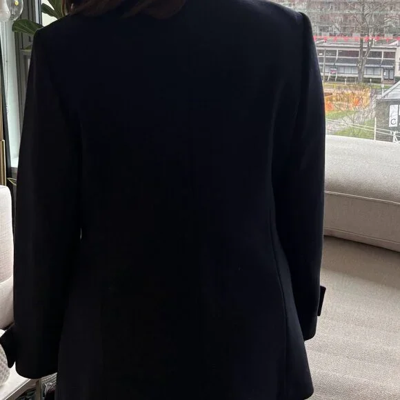 nearly new Aritzia navy wool/cashmere peacoat - Picture 2 of 5